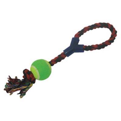 חבל דנטלי עם כדור טניס וידית