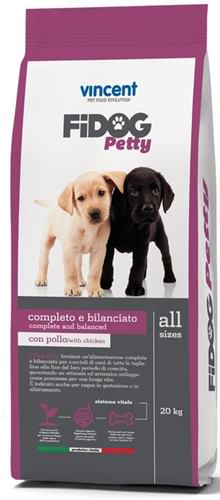 מזון לכלבים פידוג פטי לגורים 20 ק"ג עוף ובקר