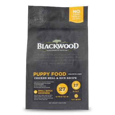 בלקווד גורים מועשר - עוף ואורז 13.6 ק"ג