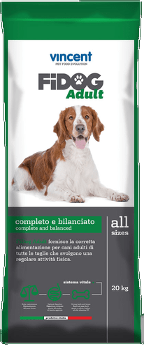 מזון לכלבים פידוג 20 ק"ג לכלב על בסיס עוף ובקר